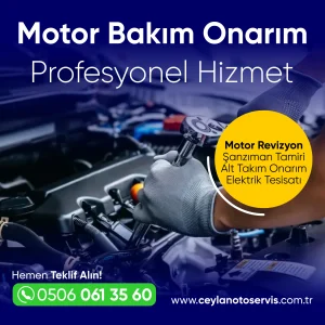 Motor bakım onarım, motor revizon, alt takım, şanzıman, oto elektrik